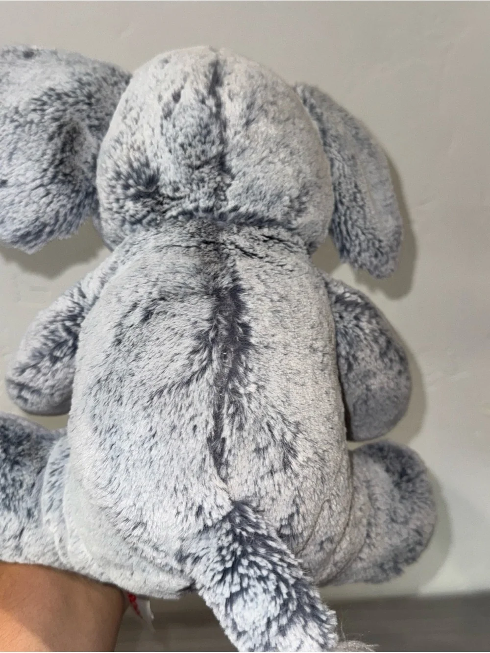Aurora Plush Grey Fat Elephant Stuffed Animal Toy 10” 2016